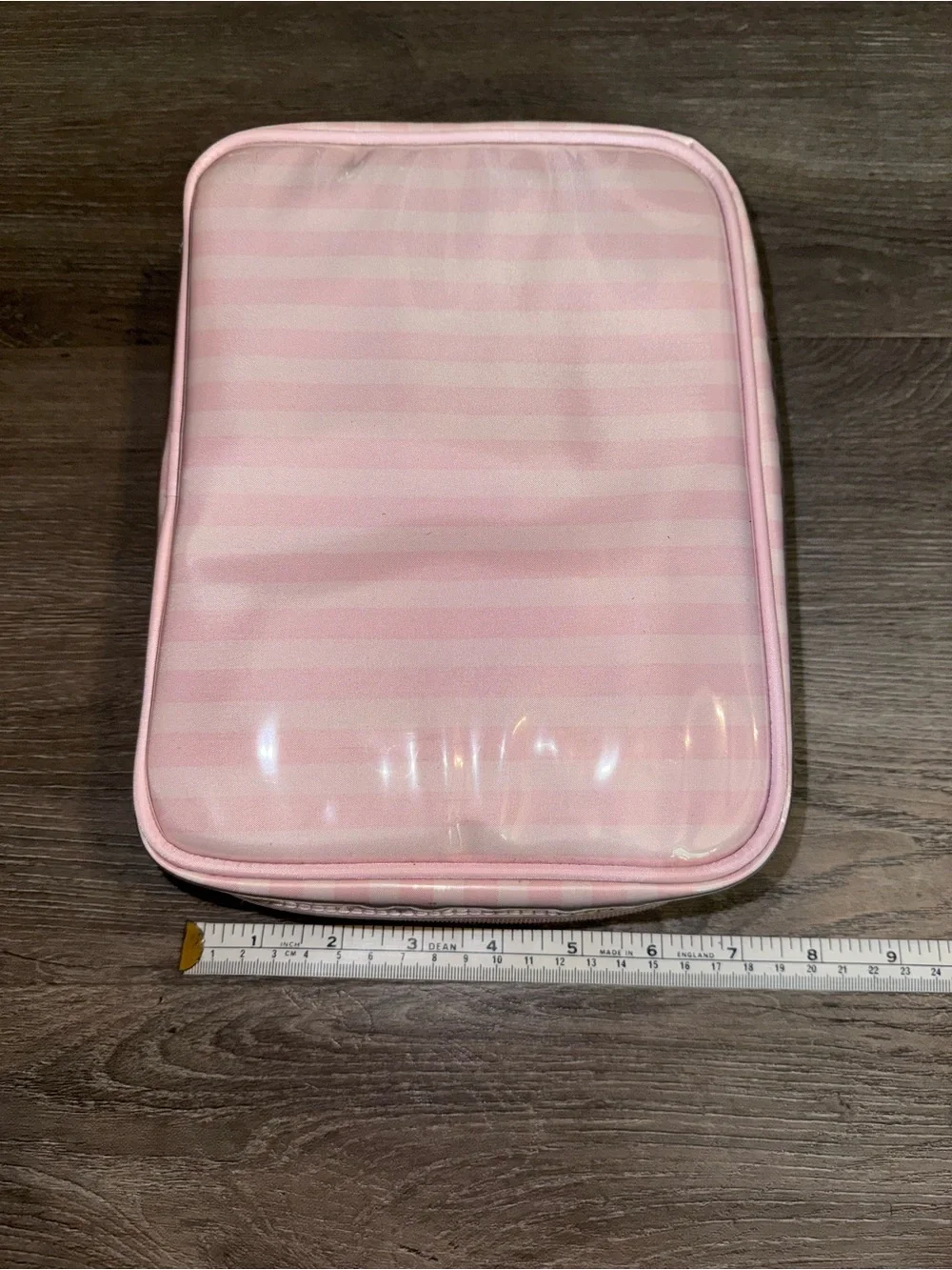 Victoria’s Secret Striped Travel Organizer Pouch - Cosmetic & Accessory Case